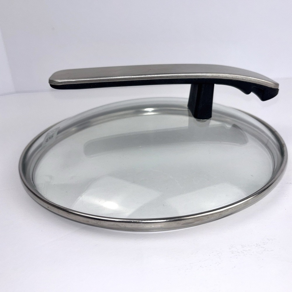 Pyrex 7-1/4" Glass Replacement Pot Lid Side Rest Handle Cookware Pan Stainless